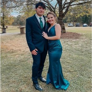 Bridesmaid or prom dress. Worn once